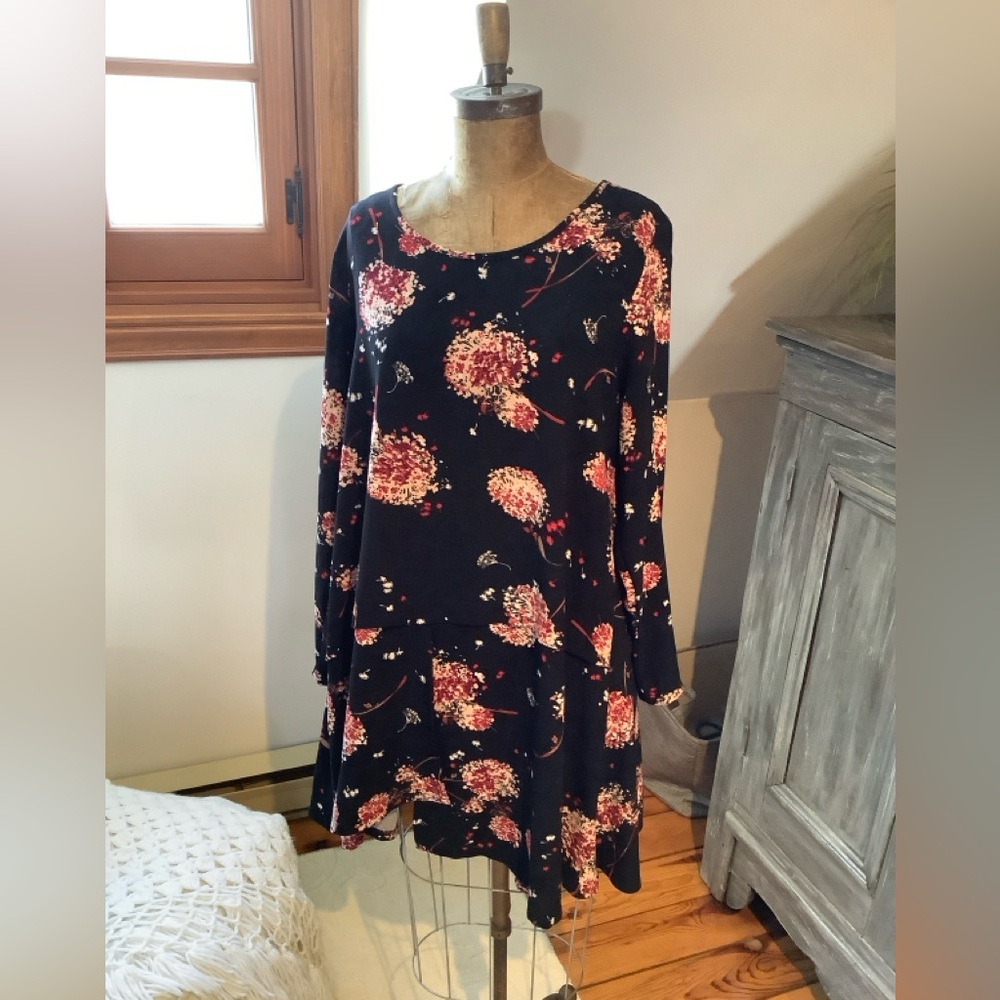 Long Sleeve Floral tunic